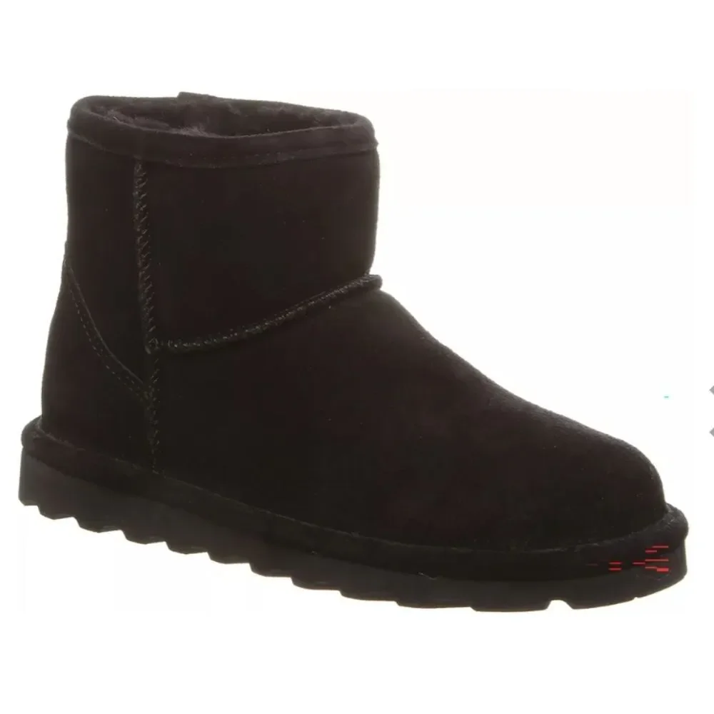 BearPaw Alyssa‎ Fur Boots- Black